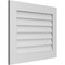 Ekena Millwork Vertical Surface Mount PVC Gable Vent: Non-Functional, w/ 3-1/2"W x 1"P Standard Frame, 30"W x 24"H GVPVE30X2401SN - alternate 2